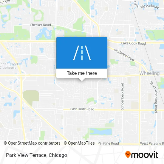 Park View Terrace map