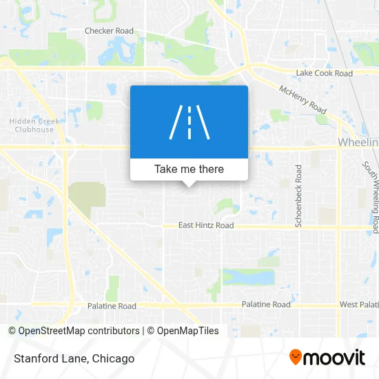 Stanford Lane map