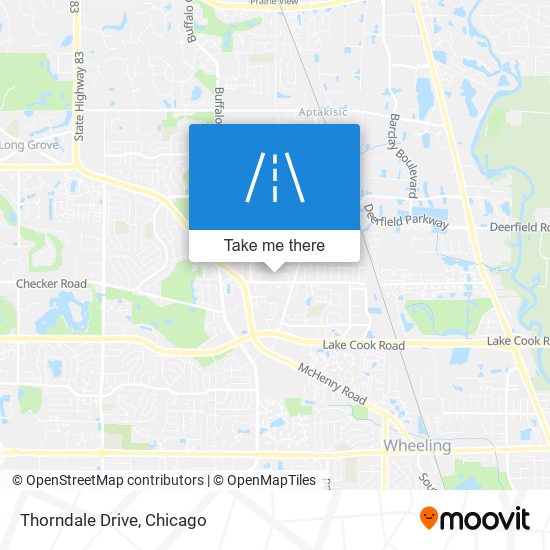 Mapa de Thorndale Drive