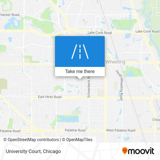 University Court map