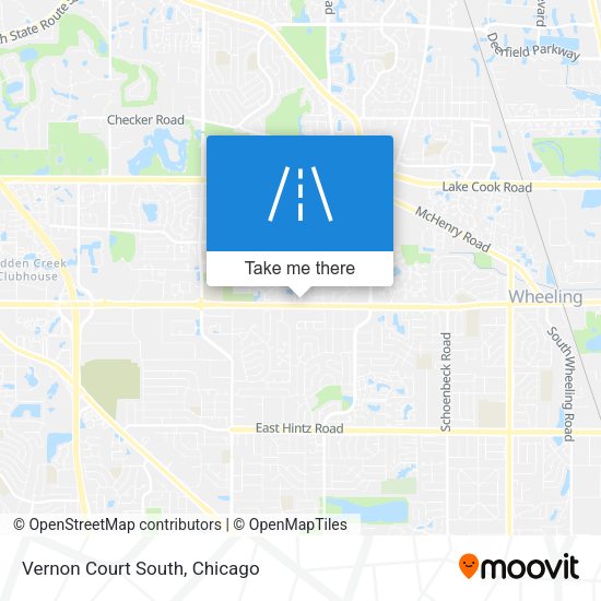 Mapa de Vernon Court South