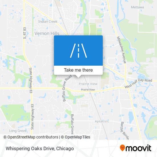 Whispering Oaks Drive map