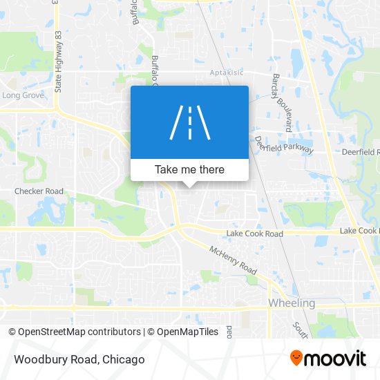 Woodbury Road map