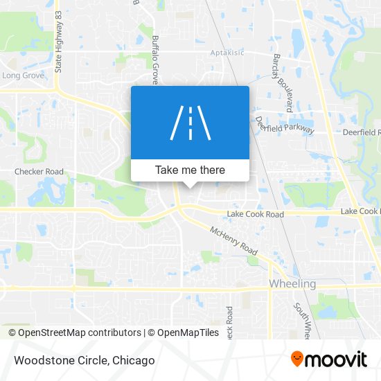 Woodstone Circle map