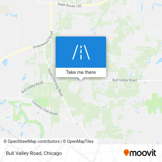 Bull Valley Road map