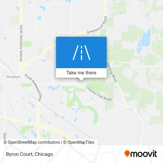Byron Court map