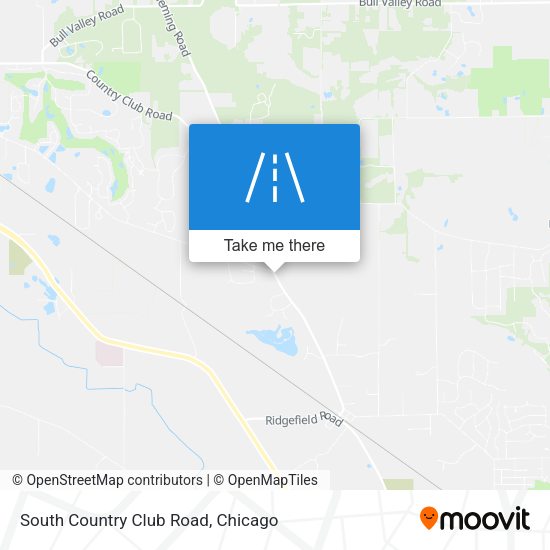 South Country Club Road map