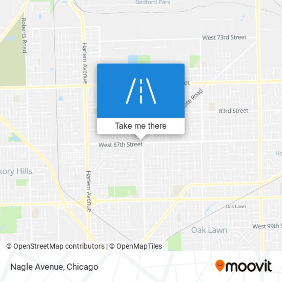 Nagle Avenue map