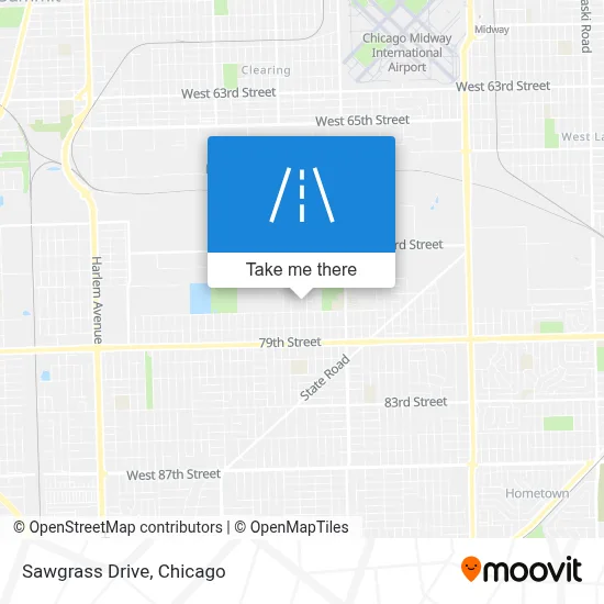 Sawgrass Drive map