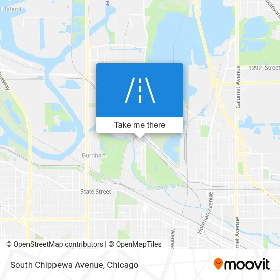 South Chippewa Avenue map