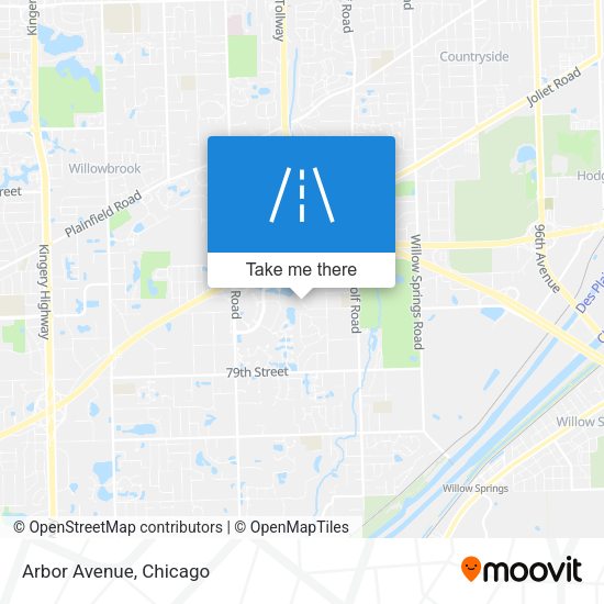 Mapa de Arbor Avenue