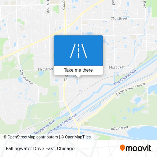 Mapa de Fallingwater Drive East