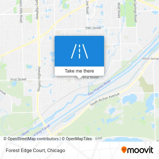 Forest Edge Court map