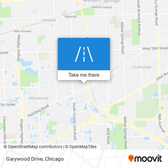 Garywood Drive map