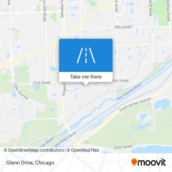 Mapa de Glenn Drive