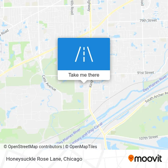 Honeysuckle Rose Lane map