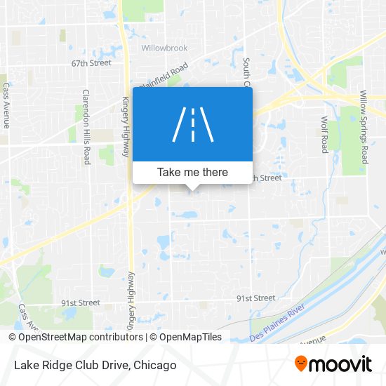 Mapa de Lake Ridge Club Drive