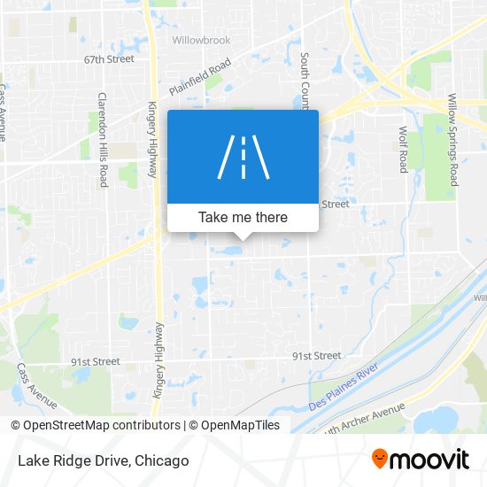 Mapa de Lake Ridge Drive