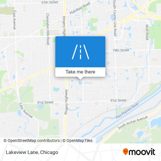 Mapa de Lakeview Lane