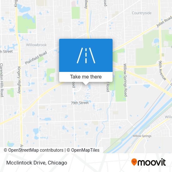 Mapa de Mcclintock Drive