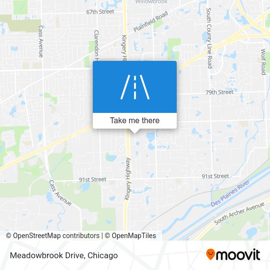 Meadowbrook Drive map