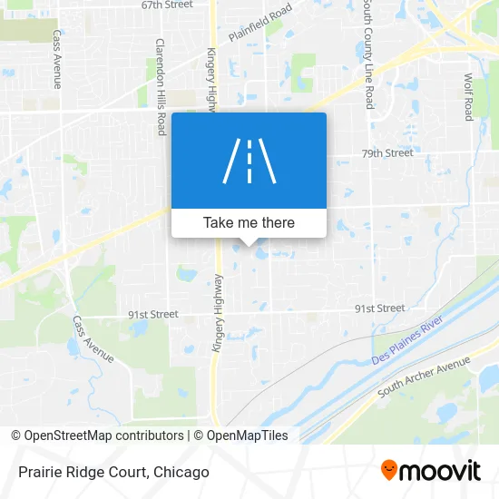 Prairie Ridge Court map