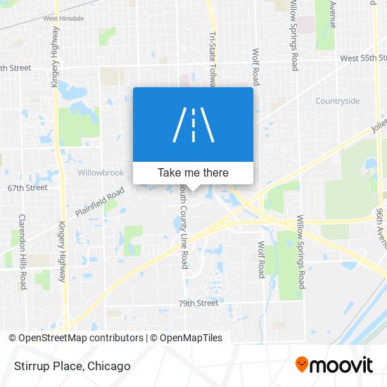 Stirrup Place map