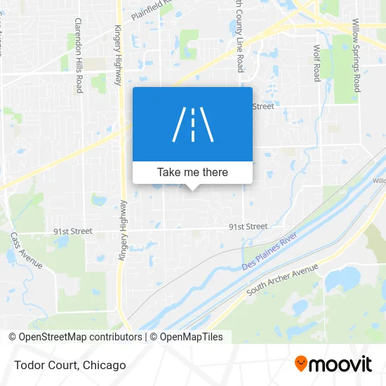 Todor Court map