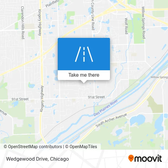 Wedgewood Drive map
