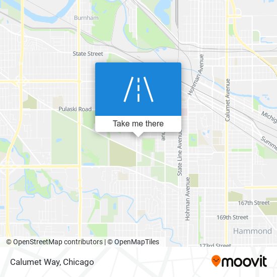 Calumet Way map