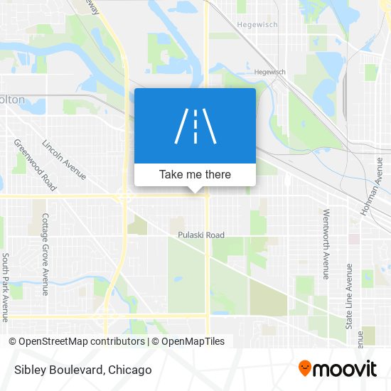 Sibley Boulevard map