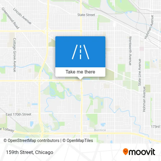 159th Street map