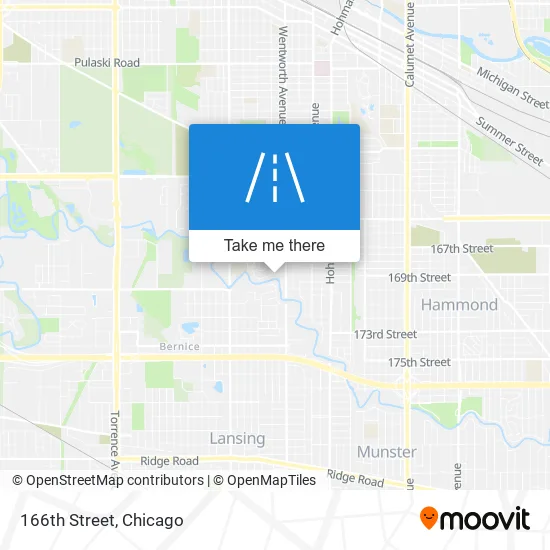 166th Street map
