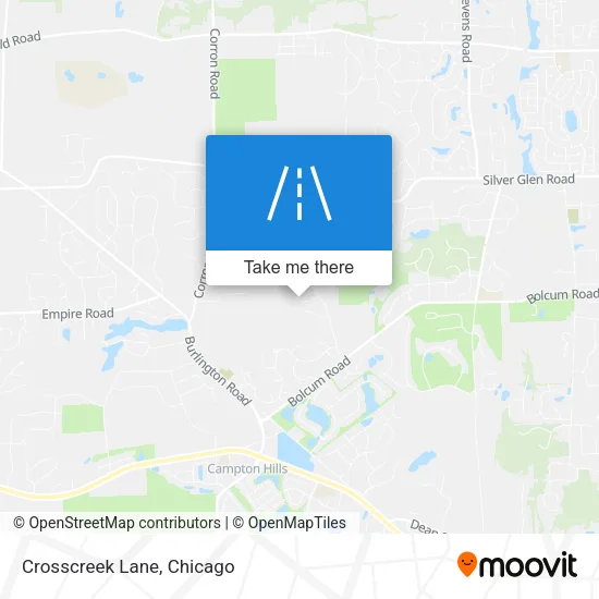 Crosscreek Lane map