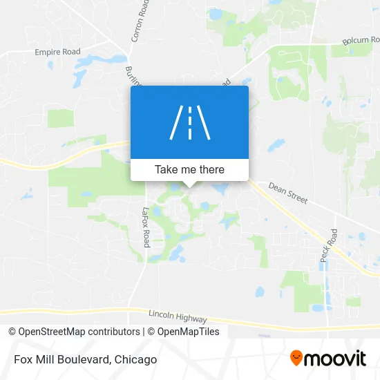 Fox Mill Boulevard map