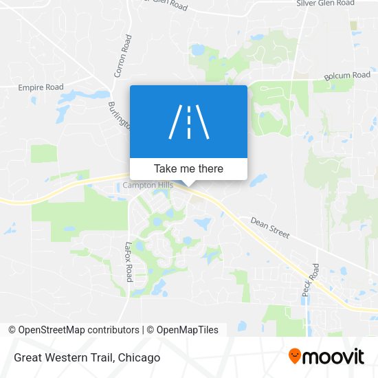 Mapa de Great Western Trail