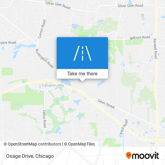 Osage Drive map