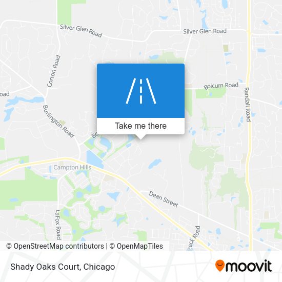 Mapa de Shady Oaks Court
