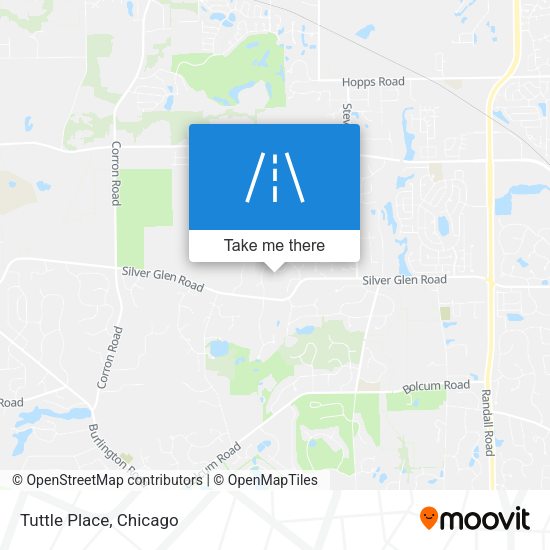 Tuttle Place map