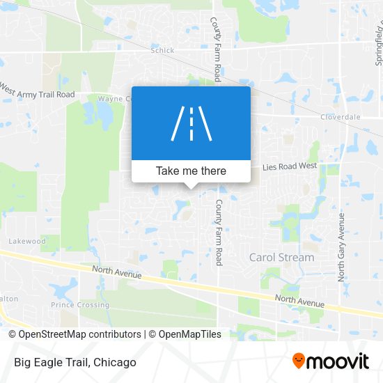 Mapa de Big Eagle Trail