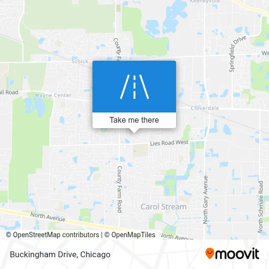 Buckingham Drive map