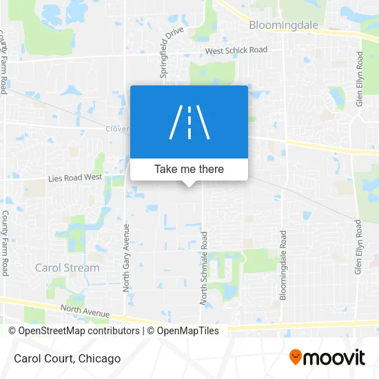 Carol Court map