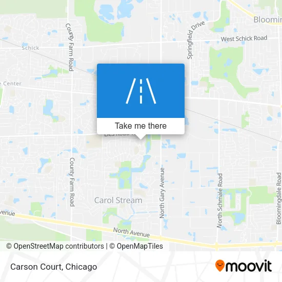 Carson Court map