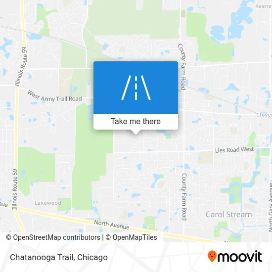 Chatanooga Trail map