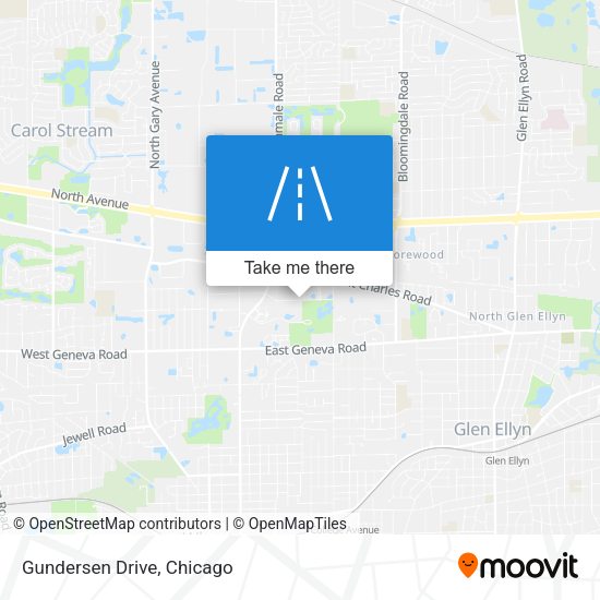Mapa de Gundersen Drive