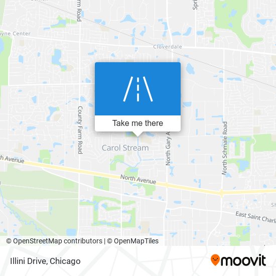 Illini Drive map