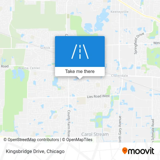 Kingsbridge Drive map