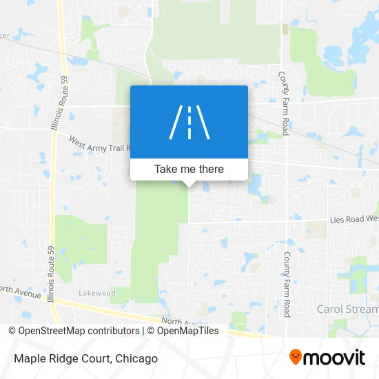 Maple Ridge Court map