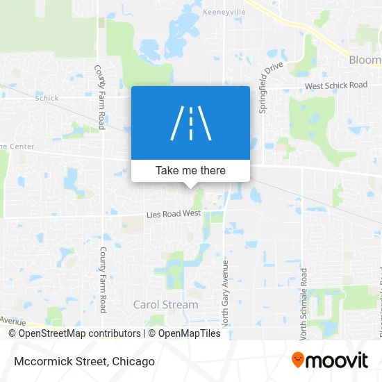 Mccormick Street map