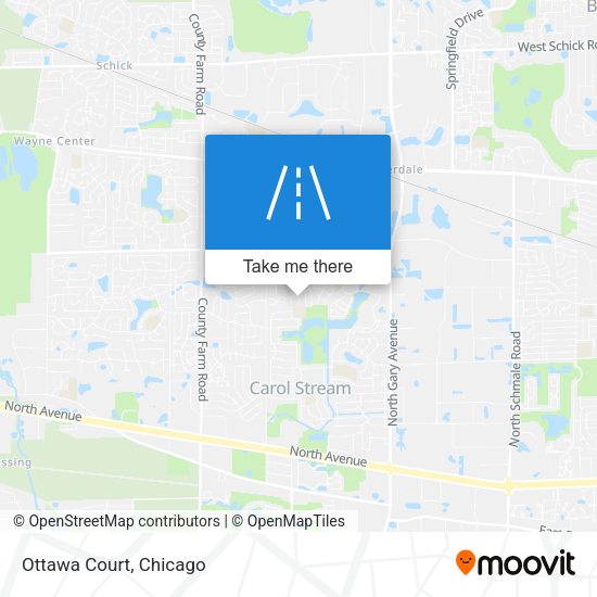 Mapa de Ottawa Court